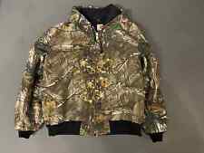 Carhartt Camo Lined Active Jacket Size L Realtree Vintage