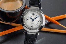 Cartier Pasha 41 Automatik Datum Stahl Herrenuhr Ref. WSPA0010 Papiere 2021