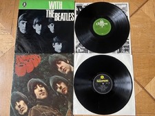 BEATLES- 2 ORIGINALE With the Beatles LP  German 1963 + UK Rubber Soul Mono 1965