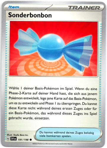 Pokemon karte sonderbonbon svi - pokemon,