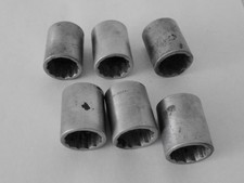 6 x Wing Nuts Flügel Nüsse Muttern für Beech Bonanza Part-Nr. 12NB108, gebraucht