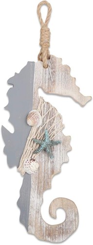 Holz seepferdchen deko mit - seepferdchen,