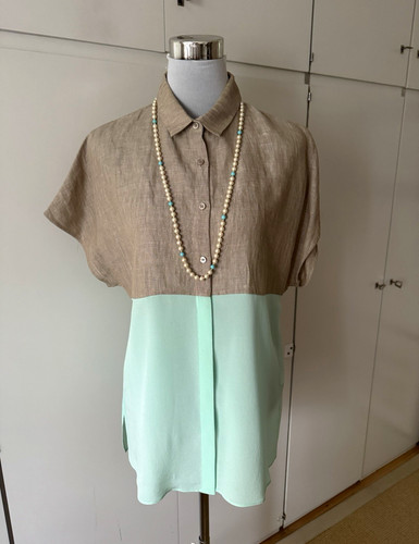 Akris damen bluse kurzarm - akris,