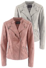 Damen Kunstlederjacke