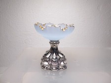 antik Opalinglas hellblau