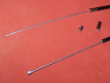 Universal Gaszug inkl  Schraubnippel 2m kürzbar Quad Motorrad Mofa Mokick Roller