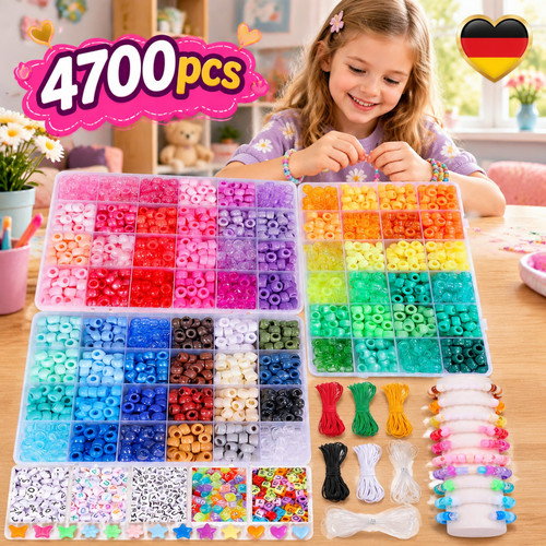 4700 pony beads kandi - pony, bunte