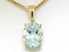 Aquamarin Anhänger 585