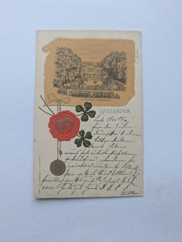 Wiesbaden ansichtskarte - wiesbaden,