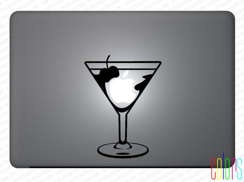 Aufkleber martini glas - aufkleber,