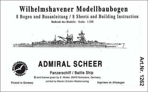 Wilhelmshavener modellbaubogen - wilhelmshavener,