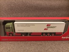Herpa H0 1:87 in OVP; 312165 MAN TGX GX Gardinenplanen-Sattelzug "Wandt"