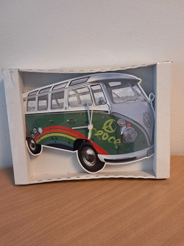 Wanduhr peace bulli - vw, bus