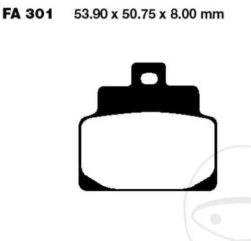 Bremsbeläge sfac301 für - bremsbeläge,