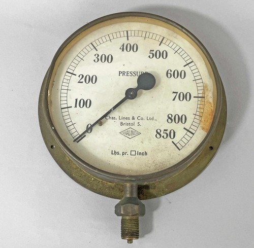 Vintage messing manometer - messing, von