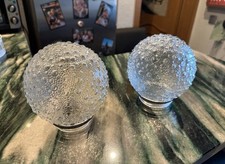 2x DDR  Kugellampen Ersatzglas