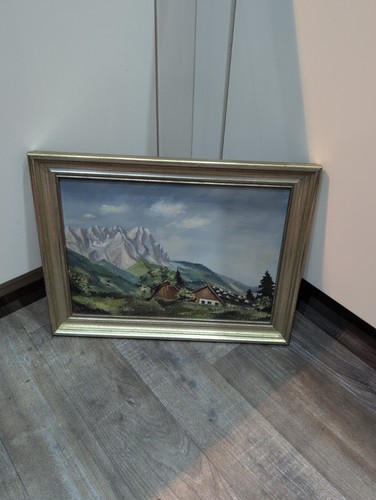 Original ölgemälde alpen - Ölgemälde,