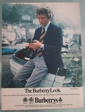Burberrys of London English Styled Blazer und Hosen 1977 Vintage Werbung Reklame