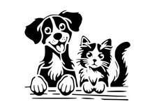 Schablone " HHund und