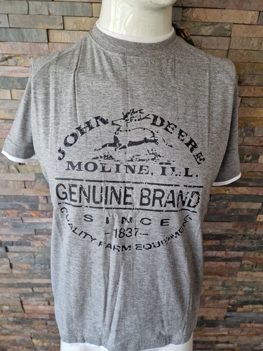 John deere graues shirt - deere,