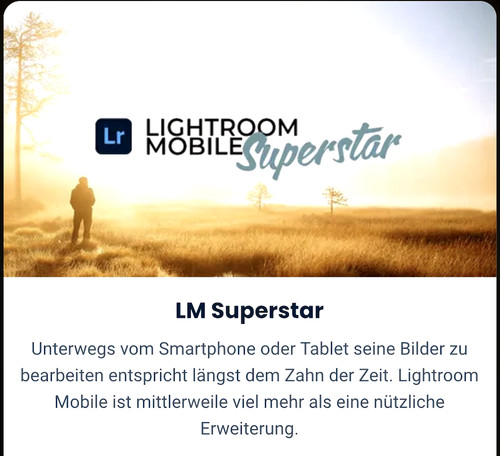 Lightroom mobile superstar - superstar,