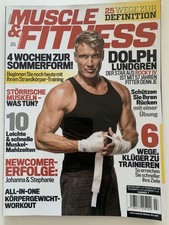 Muscle & FITNESS Dolph Lundgren Fitness Zeitschrift Kraftsport Bodybuilding