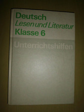 DDR Unterrichtshilfen Deutsch, Lesen und Literatur Klasse 6