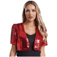 Damen pailletten jacke - de,