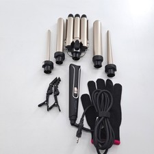 Welleneisen Lockenstabset Lockenstyling Haarpflege 5in1 Große Locken Temperature
