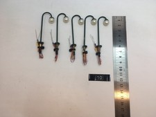 Bogenlampe mit LED, Selbstbau, ca. 6cm, 12-16V, Gleich-Wechselspannung,Messing.