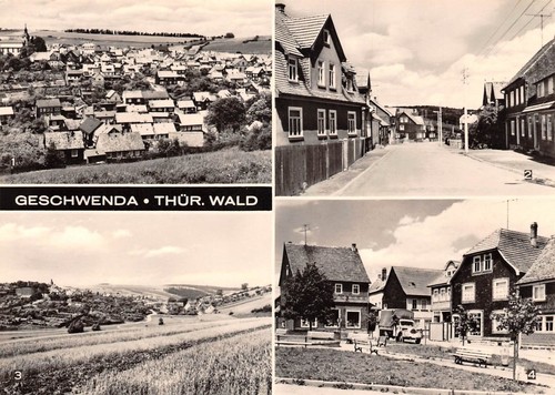 Geschwenda mehrbildkarte - geschwenda,