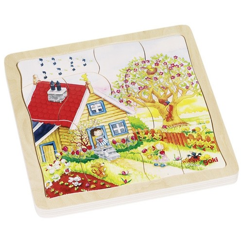Goki holzpuzzle puzzle kinder - goki,