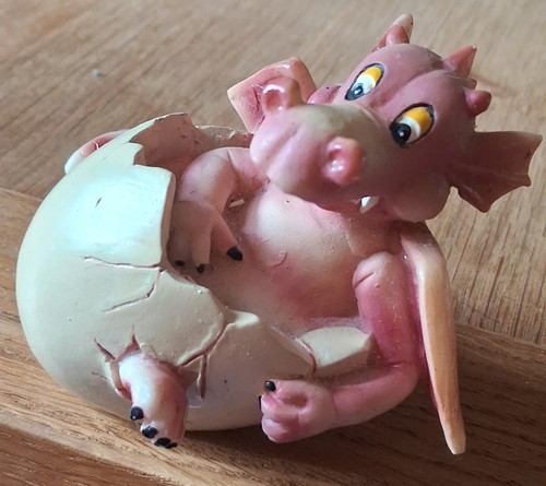 Vintage keramik baby - keramik, drache