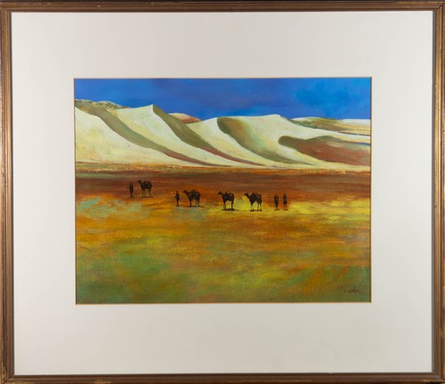 Acryl wüstenlandschaft des - acryl,
