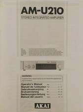 Akai AM-U210 - integrierter Stereo-Verstärker Bedienungsanleitung - BENUTZERHANDBUCH