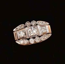 Art Deco 1,60ct Diamant