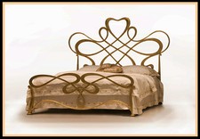 Antike-Betten Art Nouveau Iron
