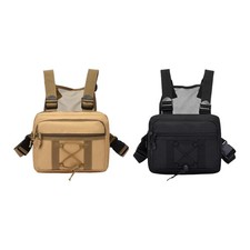 Brust, Brustrucksack, Fahrradrucksack, Atmungsaktive Weste, Vorne, Schultergurt