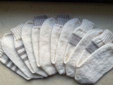 3 Paar handgestrickte Socken