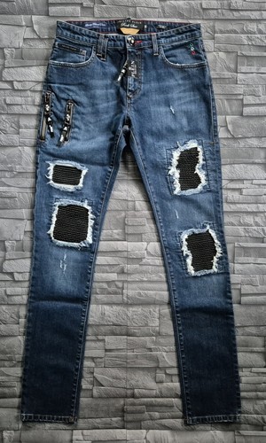 Philipp plein denim trousrs - denim,