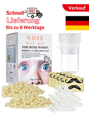 Nasenhaar Wachs Nose Wax Kit Schmerzlos Haarentfernung Set für Männer und Frauen