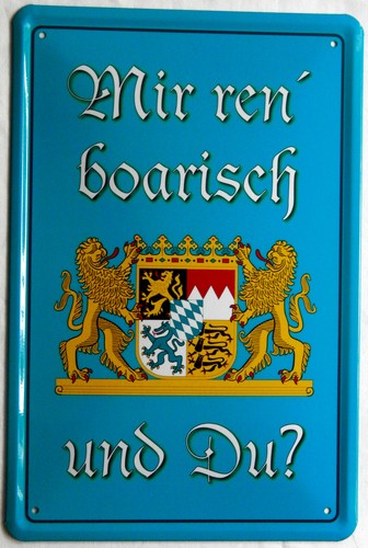Blechschild 30 cm - cm,, mir