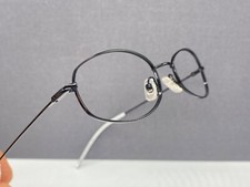 Calvin Klein Brille Herren Damen Schwarz Eckig oval Metall 389