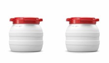 2er Set 3,6 L Drehdeckelfass