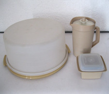 Vintage Tupperware großer Konditor + Piroschka Kanne mit Vakuumdeckel + Dose