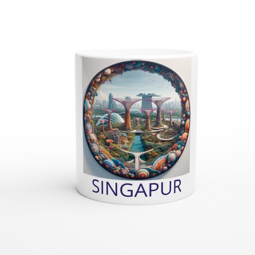Singapur kaffeebecher - singapur,