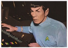 AK Raumschiff Enterprise, "Mr. Spock", Leonard Nimoy, um 1970, unversandt