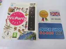 Nintendo Wii - Wii Party Bundle mit schwarzer Fernbedienung - verpackte Pal-Version