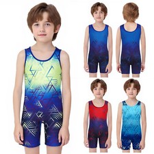 Badeanzug für Kinder Jungen Short Jumpsuit Einteiliger Tankini Strand Bademode