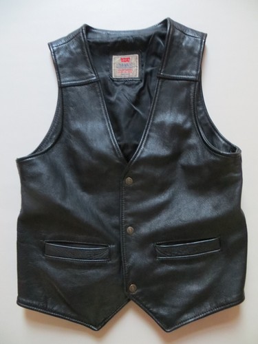 Levi leder weste lederweste - leder,